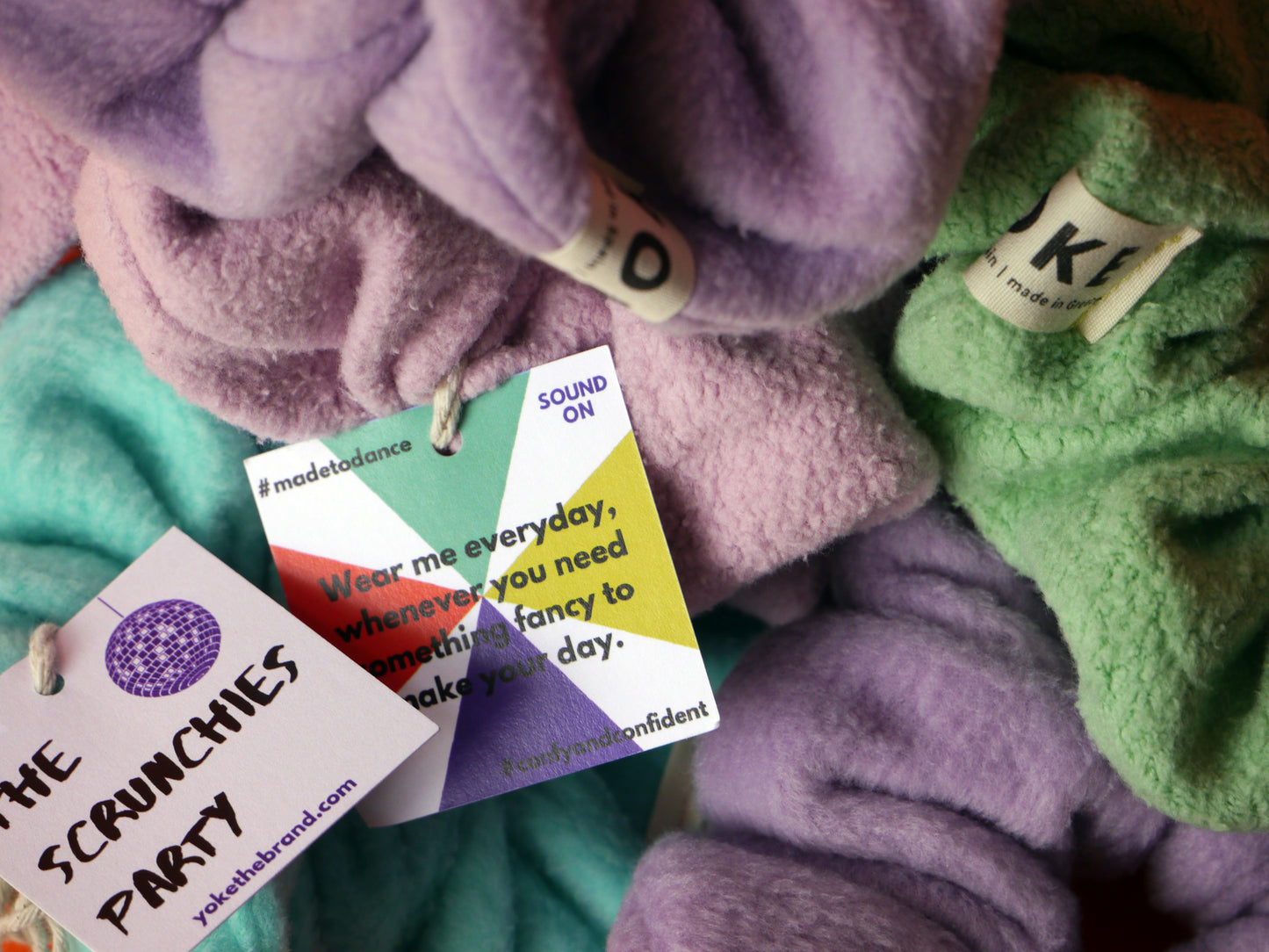 Fleece Daily Scrunchies