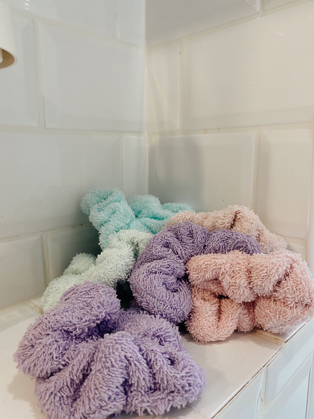 Towel scrunchies