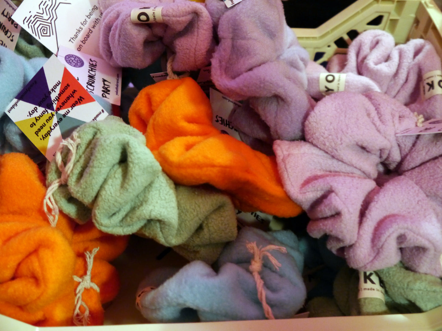 Fleece Daily Scrunchies